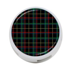 Plaid Tartan Checks Pattern 4-Port USB Hub (Two Sides) 