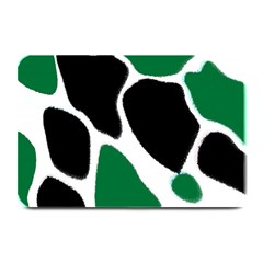 Green Black Digital Pattern Art Plate Mats by Nexatart