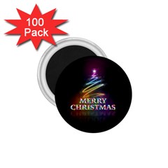 Merry Christmas Abstract 1 75  Magnets (100 Pack)  by Nexatart