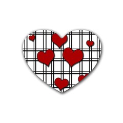 Hearts pattern Heart Coaster (4 pack) 