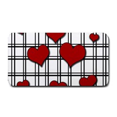 Hearts pattern Medium Bar Mats