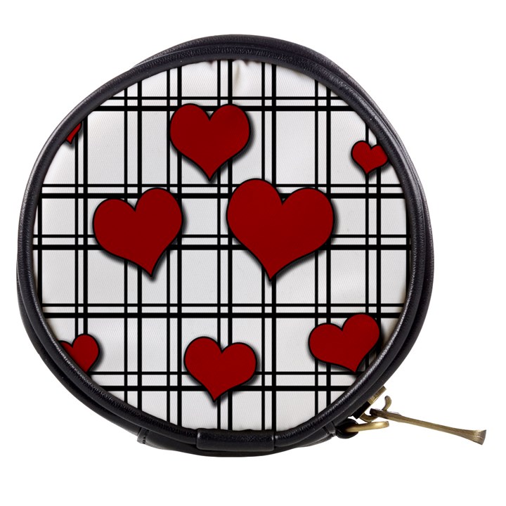 Hearts pattern Mini Makeup Bags