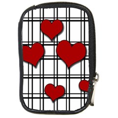 Hearts pattern Compact Camera Cases