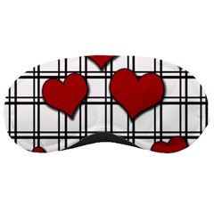 Hearts pattern Sleeping Masks