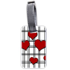 Hearts pattern Luggage Tags (Two Sides)