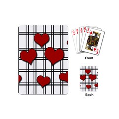 Hearts pattern Playing Cards (Mini) 