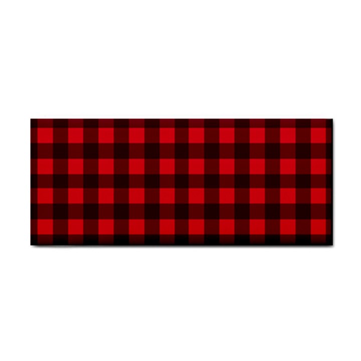 Red and black plaid pattern Cosmetic Storage Cases