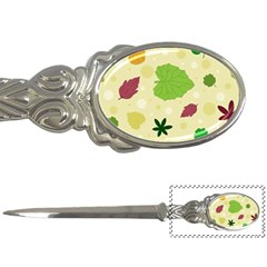 Leaves Pattern Letter Openers by Nexatart