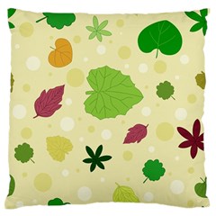 Leaves Pattern Standard Flano Cushion Case (two Sides) by Nexatart