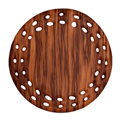 Texture Tileable Seamless Wood Ornament (round Filigree)