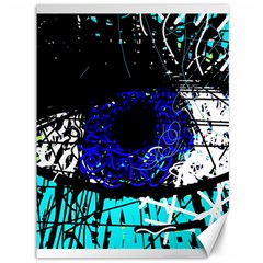 Blue Eye Canvas 36  X 48   by Valentinaart