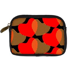 Heart Pattern Digital Camera Cases by Nexatart