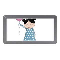 Valentines Day Girl Memory Card Reader (mini) by Valentinaart