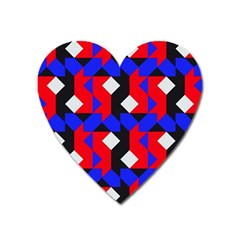 Pattern Abstract Artwork Heart Magnet by Nexatart