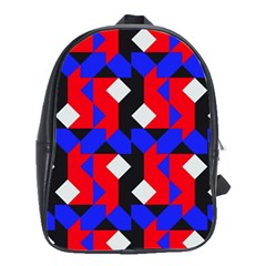 Pattern Abstract Artwork School Bags(large)  by Nexatart