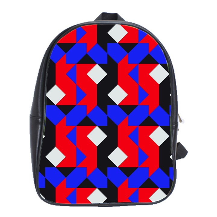 Pattern Abstract Artwork School Bags(Large) 