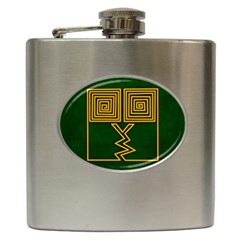 One Stroke Owl Hip Flask (6 Oz)