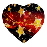 Holiday Space Ornament (Heart) Front