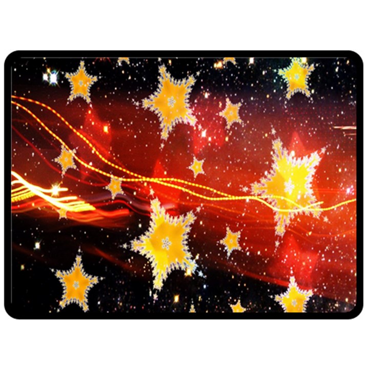 Holiday Space Double Sided Fleece Blanket (Large) 