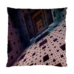 Industry Fractals Geometry Graphic Standard Cushion Case (one Side) by Nexatart