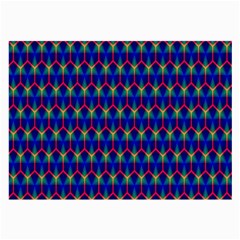 Honeycomb Fractal Art Large Glasses Cloth by Nexatart