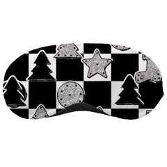 Xmas Checker Sleeping Masks by Nexatart