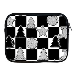 Xmas Checker Apple Ipad 2/3/4 Zipper Cases by Nexatart