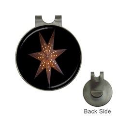 Star Light Decoration Atmosphere Hat Clips with Golf Markers