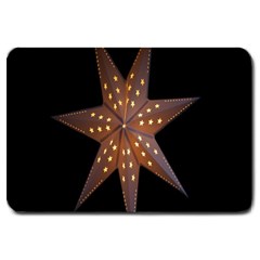 Star Light Decoration Atmosphere Large Doormat  by Nexatart