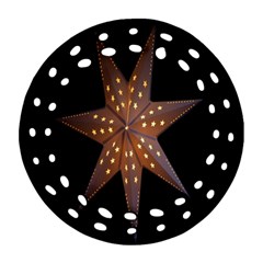 Star Light Decoration Atmosphere Ornament (Round Filigree)