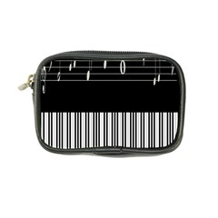 Piano Keyboard With Notes Vector Coin Purse by Nexatart