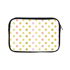 Polka Dots Retro Apple Ipad Mini Zipper Cases by Nexatart