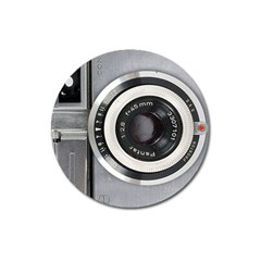 Vintage Camera Magnet 3  (round) by Nexatart