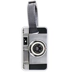 Vintage Camera Luggage Tags (One Side)  Front