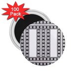 Pattern Background Texture Black 2.25  Magnets (100 pack)  Front