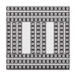 Pattern Background Texture Black Face Towel by Nexatart