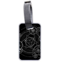 Formal Magic Circle Luggage Tags (two Sides)