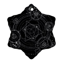 Formal Magic Circle Ornament (snowflake) by Nexatart