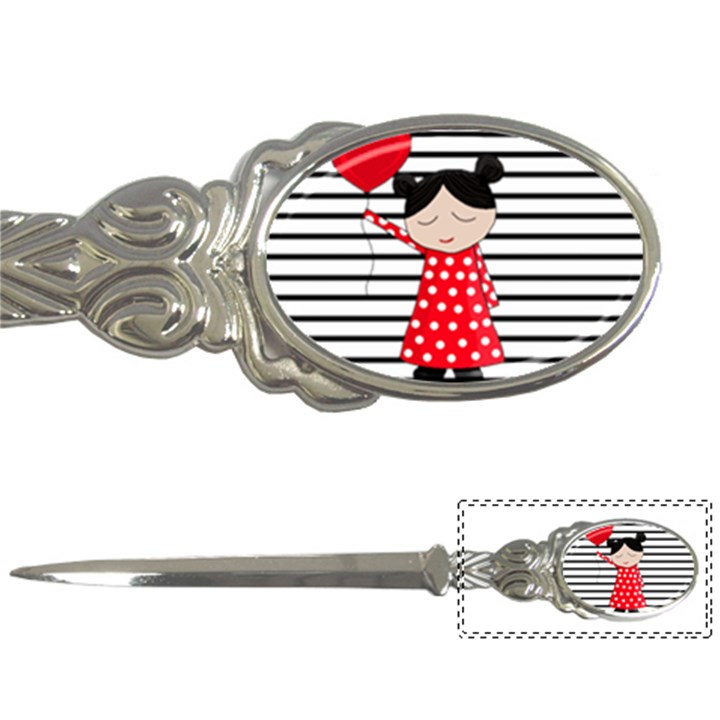 Valentines day girl 2 Letter Openers