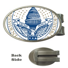 Presidential Inauguration Usa Republican President Trump Pence 2017 Logo Money Clips (oval)  by yoursparklingshop