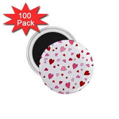 Valentine s Day Hearts 1 75  Magnets (100 Pack)  by Valentinaart