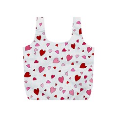 Valentine s Day Hearts Full Print Recycle Bags (s)  by Valentinaart