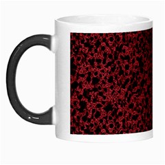 Red Coral Pattern Morph Mugs by Valentinaart