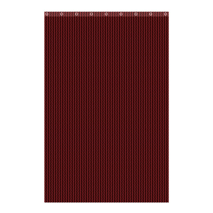 Red texture Shower Curtain 48  x 72  (Small) 