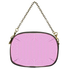 Pink Texture Chain Purses (two Sides)  by Valentinaart