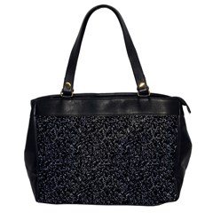 Black Elegant Texture Office Handbags by Valentinaart