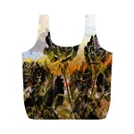 Abstract Digital Art Full Print Recycle Bags (M)  Front