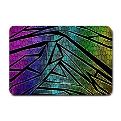 Abstract Background Rainbow Metal Small Doormat 