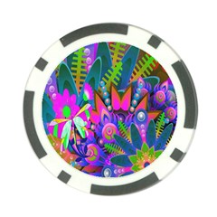 Abstract Digital Art  Poker Chip Card Guard by Nexatart