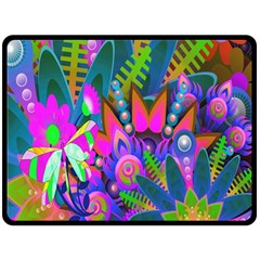 Abstract Digital Art  Double Sided Fleece Blanket (large) 